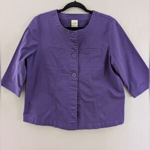 Vintage Blair Purple Cotton Jacket